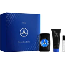 Mercedes-Benz set regalo da uomo EDT 100 ml, miniatura EDT 10 ml e gel spray 100 ml