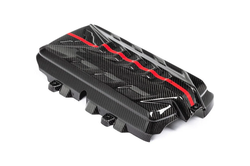 Eventuri Black Carbon Fiber Engine Cover for Chevrolet Corvette 2020-2026