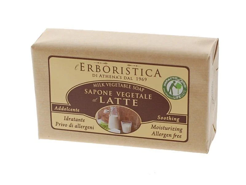 L'erboristica sapone vegetale latte 125gr.