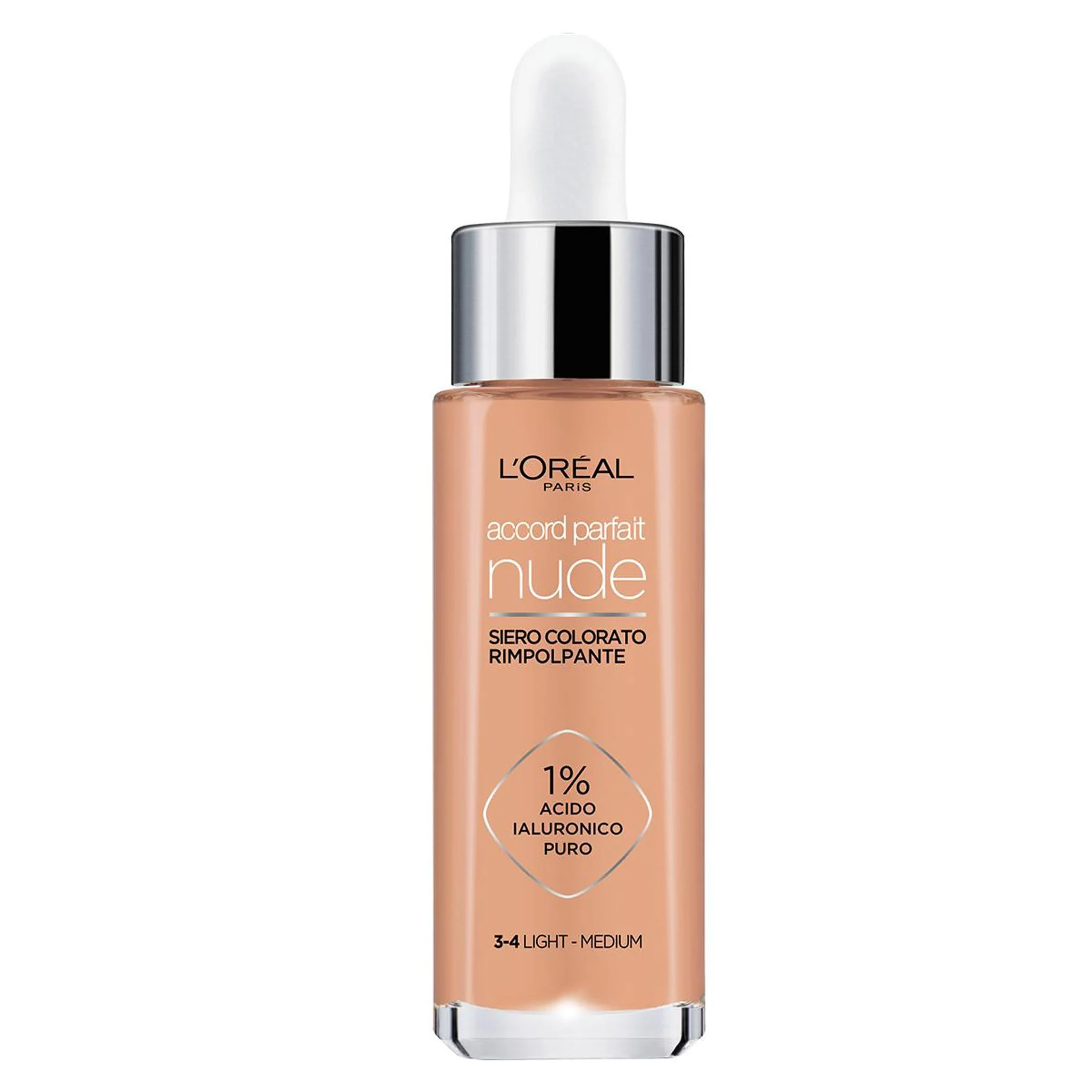 True Match Nude (Siero colorato rimpolpante) 30 ml - Tonalità: 3-4 Light Medium