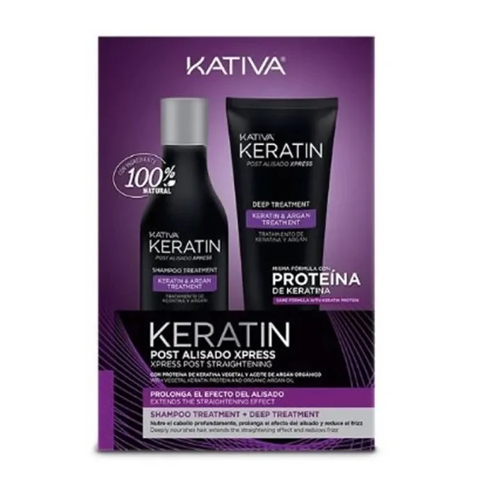Kativa Keratin Post levigante Xpress Set 2 Pezzi