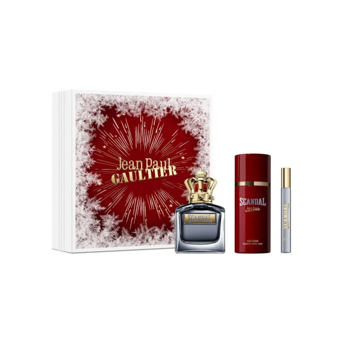 Jean Paul Gaultier Scandal Per lui Eau De Toilette Spray Set 100ml 3 Pezzi Natale 2023