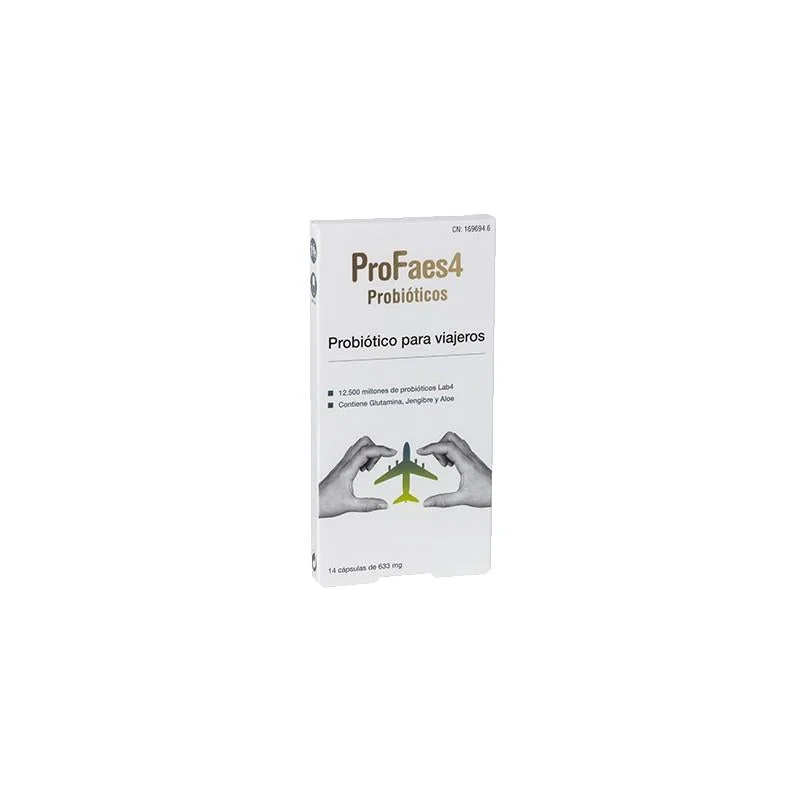 Profaes4 Probiotico Per Viaggiatori 14 Capsule Da 633mg