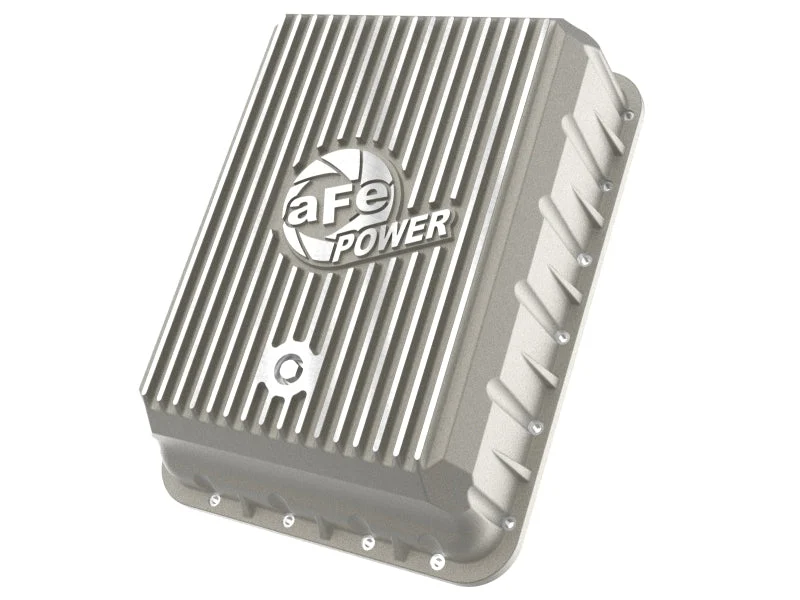 aFe POWER Street Series Transmission Pan Raw w/ Machined Fins RAM 3500 13-24 (AS69RC Transmission)