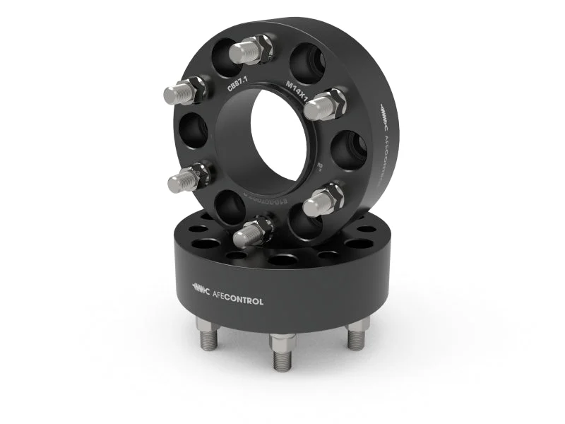 aFe CONTROL Wheel Spacers Ford F-150 21-25 6x135mm CB 87.1mm 2 IN Thickness