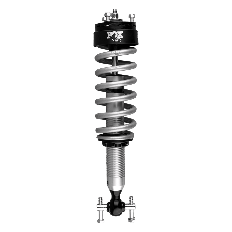 Fox 14+ Ford F-150 4WD 2.0 Performance Series 4.9in. IFP Coilover Shock / 0-2in. Lift - Black/Zinc