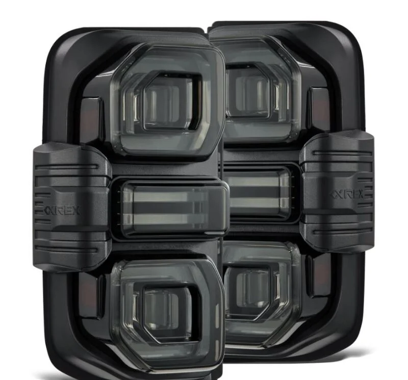 AlphaRex 21-24 Ford Bronco NOVA LED Tail Lights - Alpha-Black