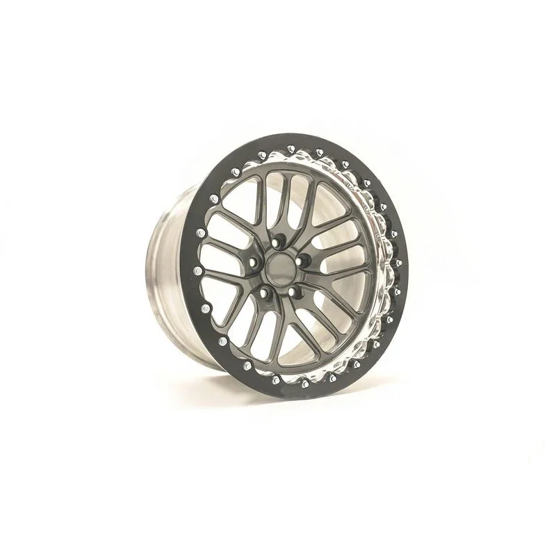 Ams Performance Alpha Race X 17X10" Front Beadlock Drag Wheel For Nissan GT-R R35