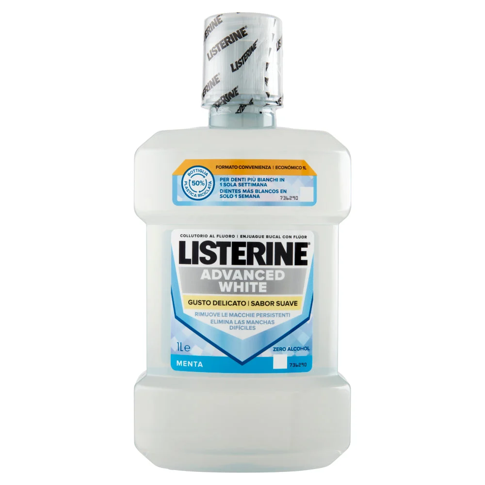 Listerine Sbiancamento orale avanzato adiuvante 1000 ml