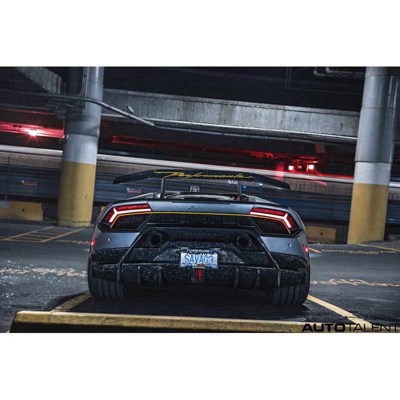 1016 Industries Forged Carbon Rear Diffuser For Lamborghini Huracan Performante 2017-2019