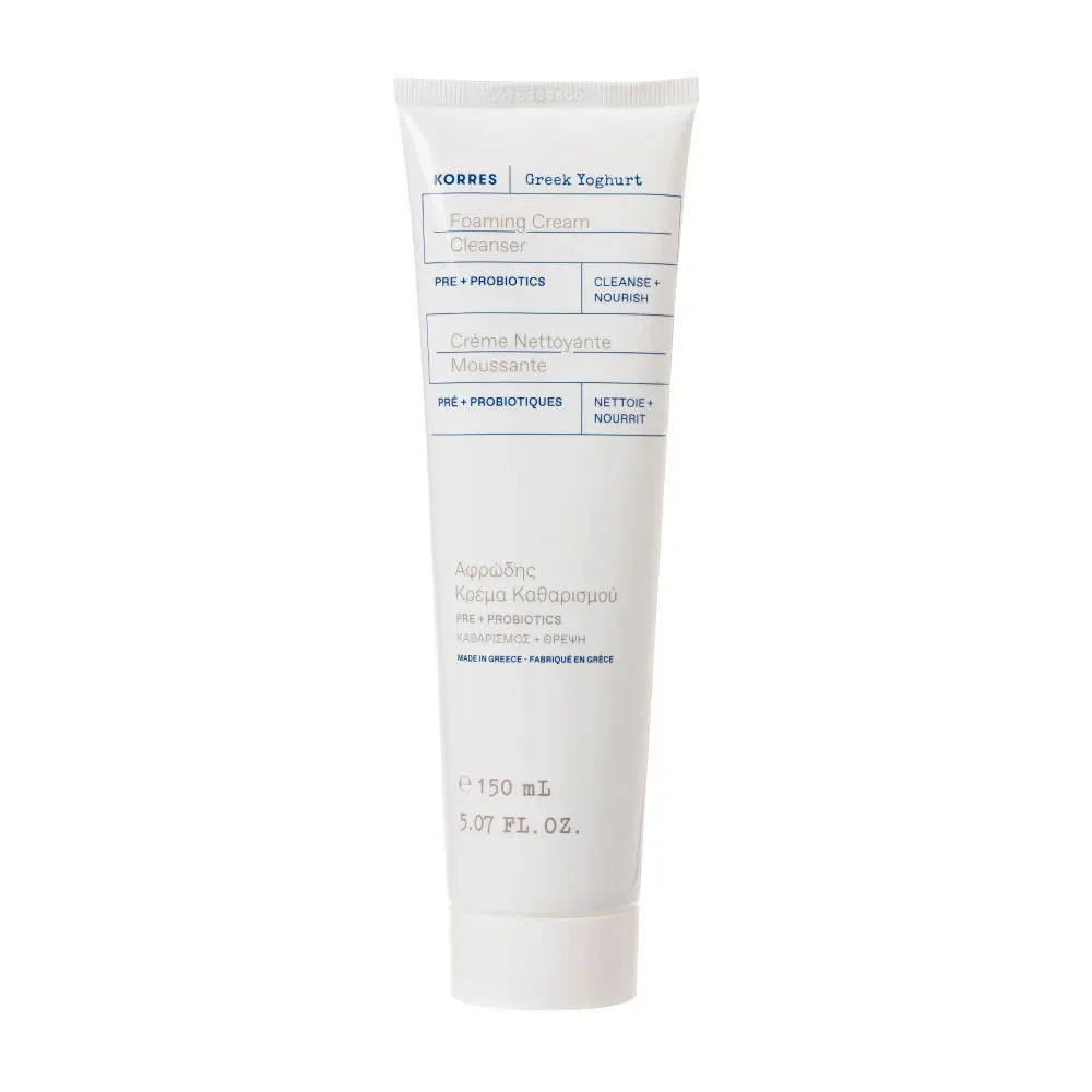 Korres Crema Detergente Schiumogeno allo Yogurt Greco - 150ml
