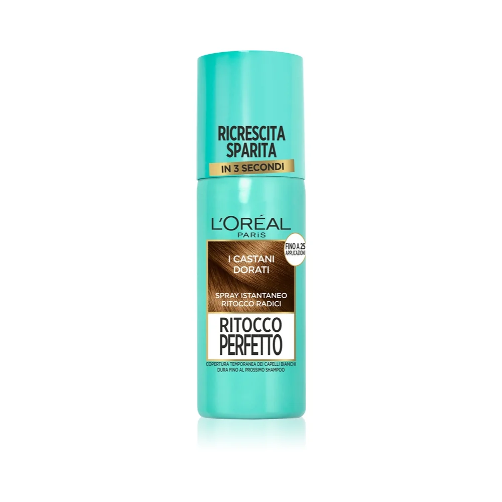 L'oreal ritocco perfetto 75 ml castano dorato