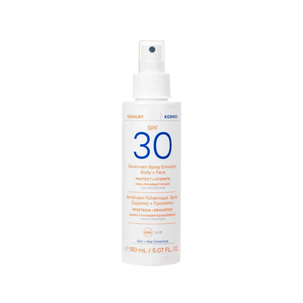 Korres Yoghurt Spray Solare Viso & Corpo SPF30 150ml