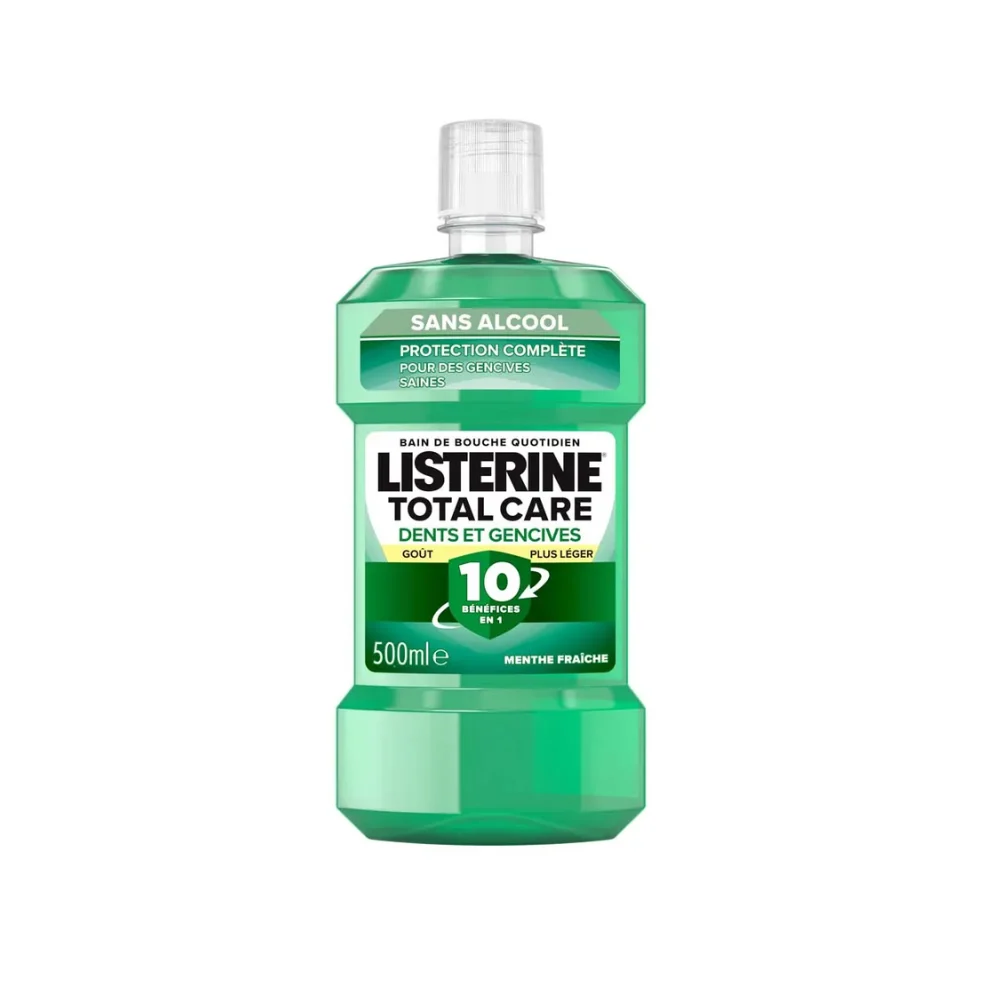 Listerine Collutorio Protezione Denti e Gengive Senza Alcool Menta Fresca 500ml