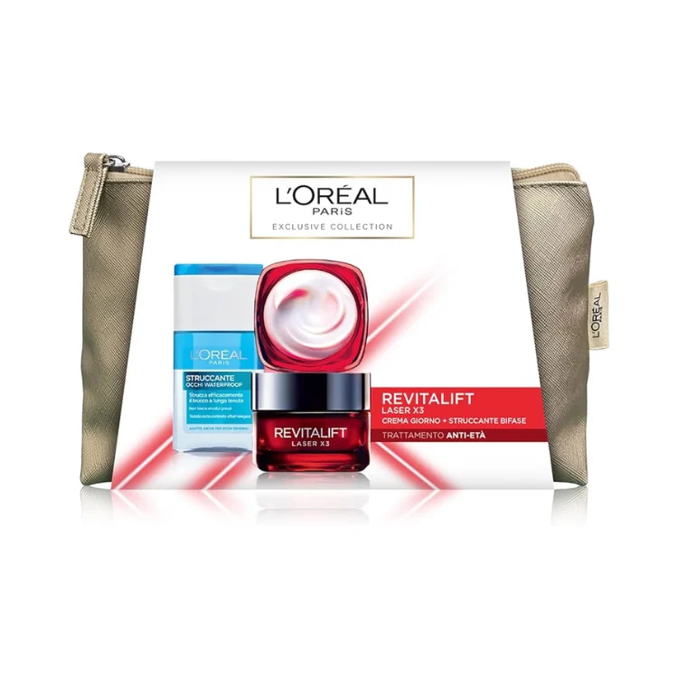 Set L'Oreal Paris: Revitalift Laser Renew Acido Ialuronico Crema Anti-Età Giorno Per Il Viso 50 ml + Revitalift Laser Renew Acido Ialuronico Crema Anti-Età Giorno Per Il Viso 50 ml