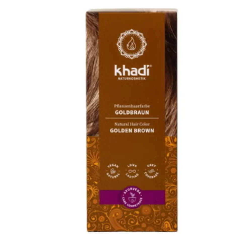 Khadi® Tinta Vegetale - Castano Dorato 100 g