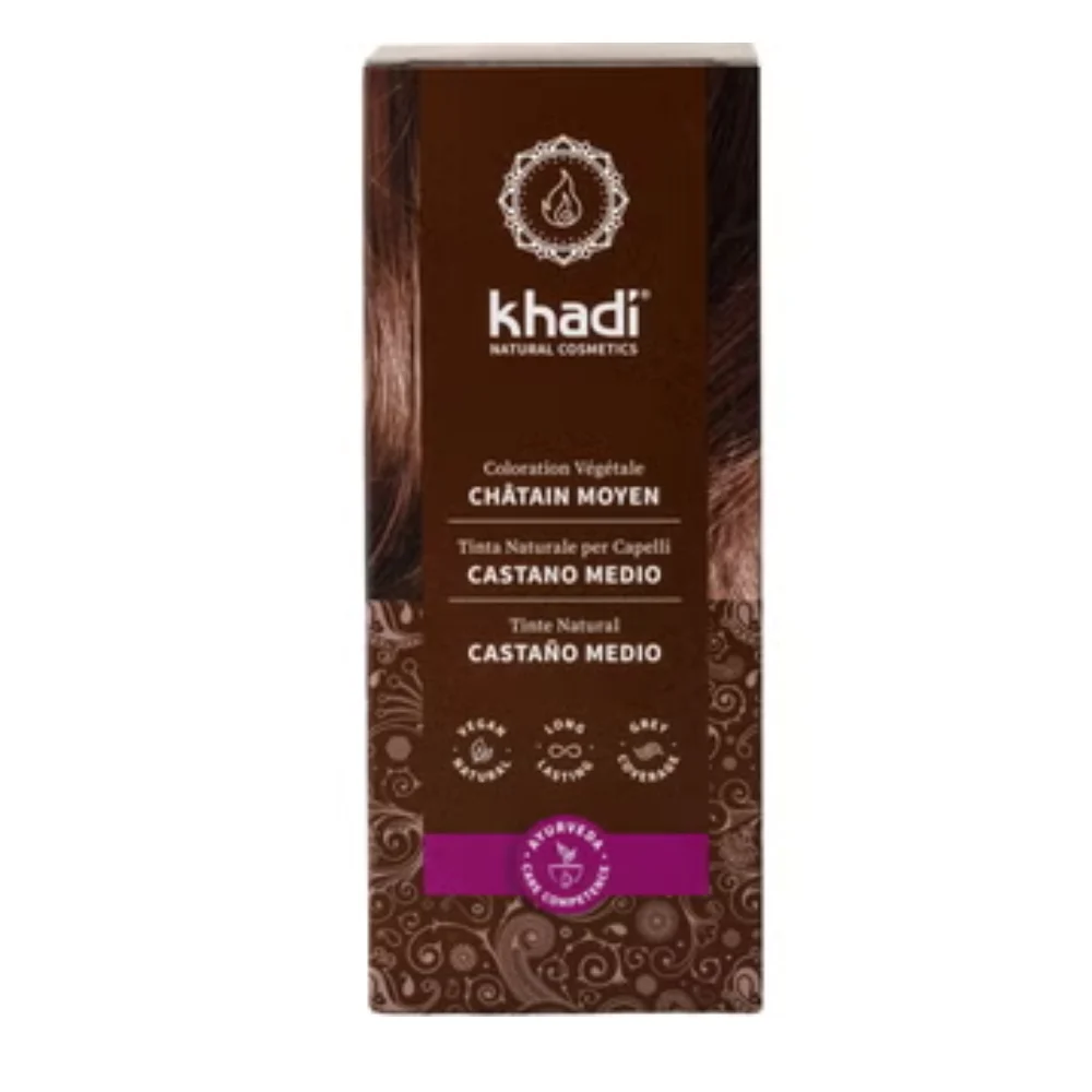 Khadi® Tinta Vegetale - Castano Medio 100 g