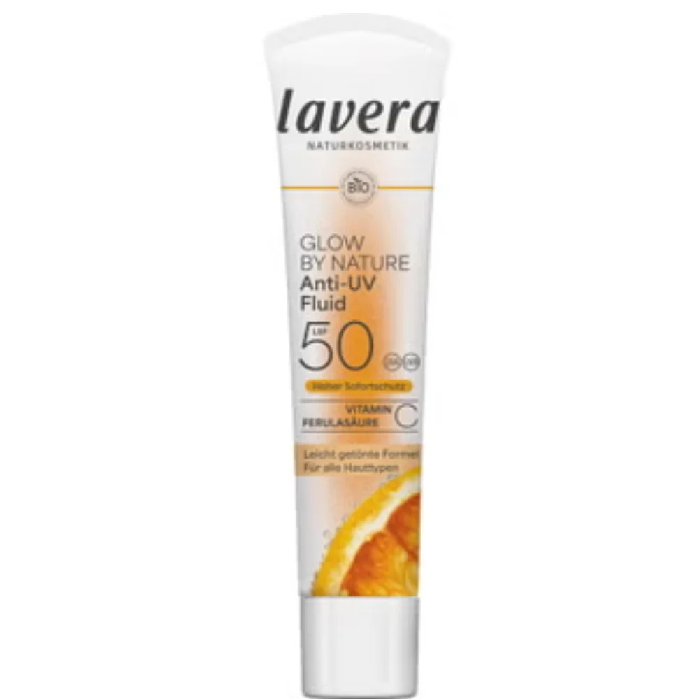 Lavera Glow by Nature Fluido Anti-UV SPF 50, 40 ml