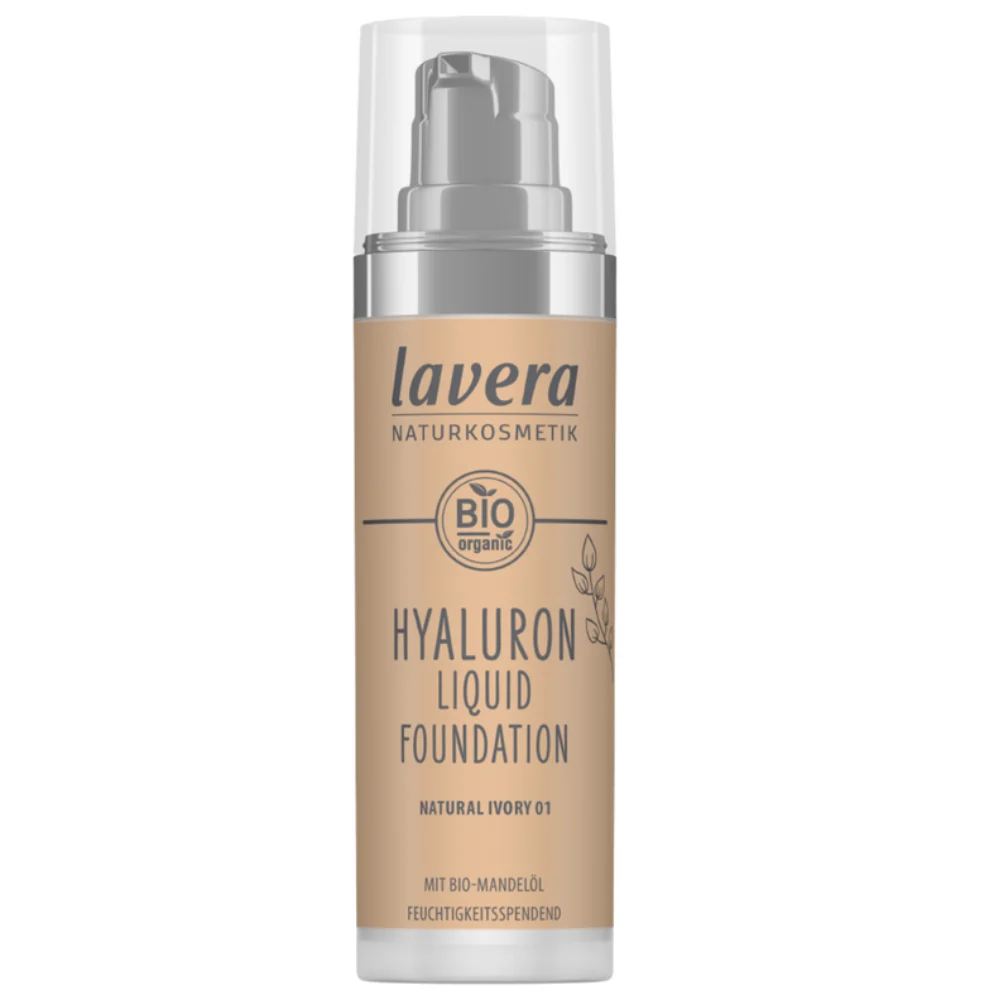 Lavera Hyaluron Fondotinta liquido, 01 Avorio naturale (30 ml)