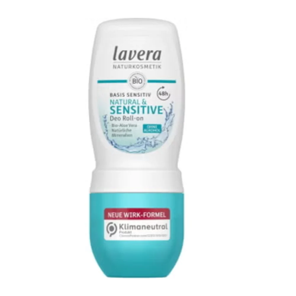 Lavera basis sensitiv - Deodorante Roll-On NATURALE e SENSIBILE, 50 ml