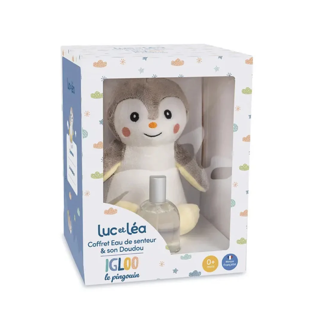 Luc Et Lea Cofanetto Peluche Pinguino e Eau de Parfum Dalla Nascita 50ml