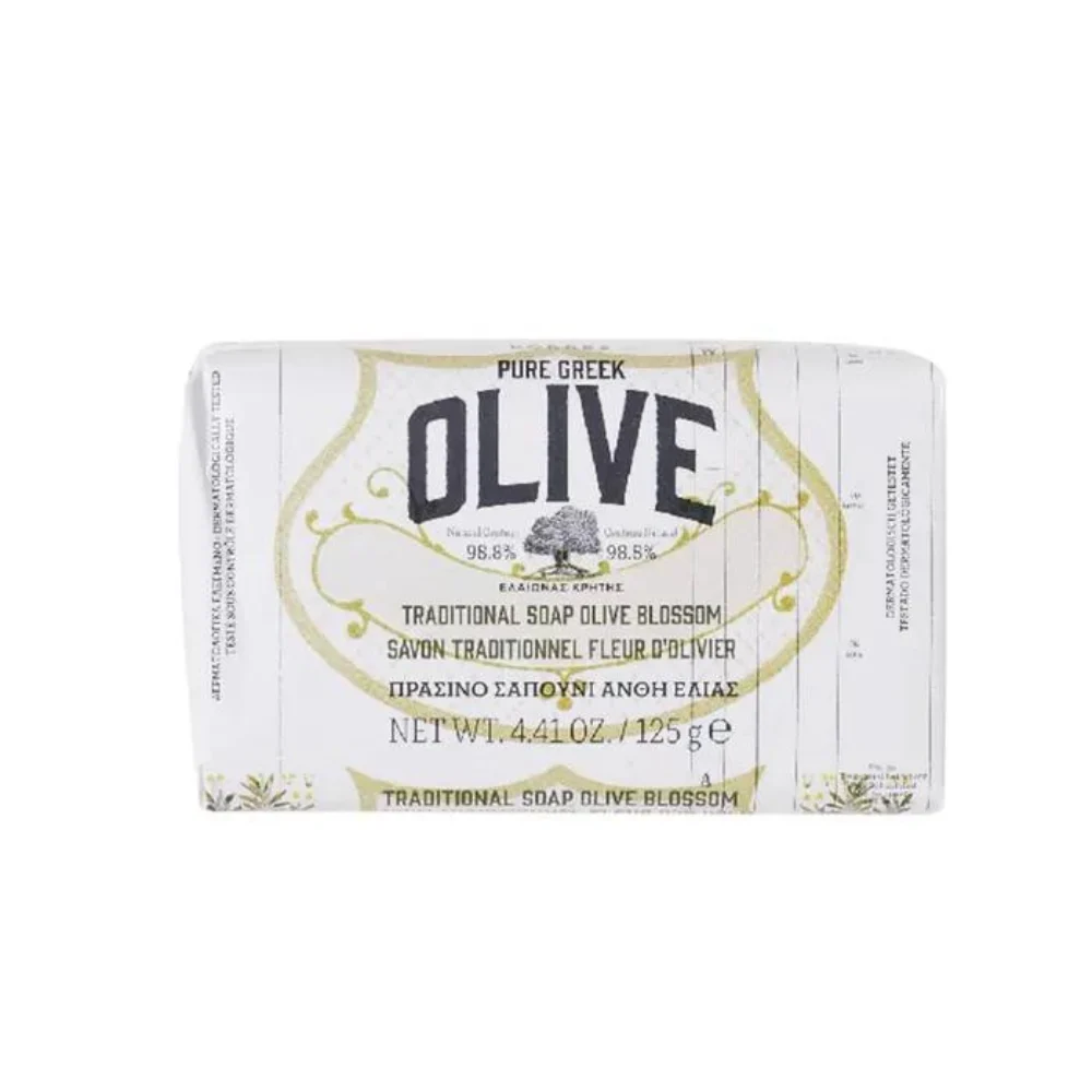 Korres Oliva Pane di Sapone Fiore d'Olivo 125g