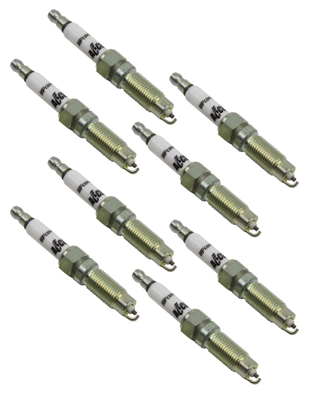 Accel HP Copper Spark Plugs; 1 Range Colder; 8-Pack (08-10 4.6L, 5.4L F-150)