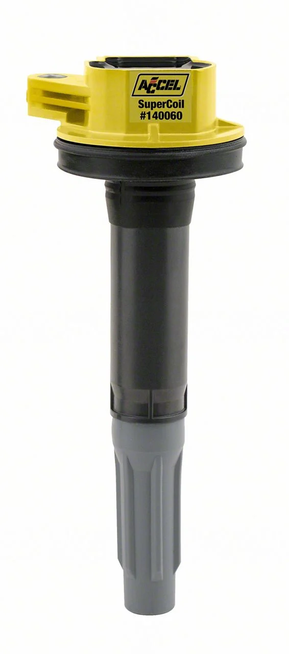 Accel SuperCoil Ignition Coil; Yellow (11-Early 16 5.0L F-150)