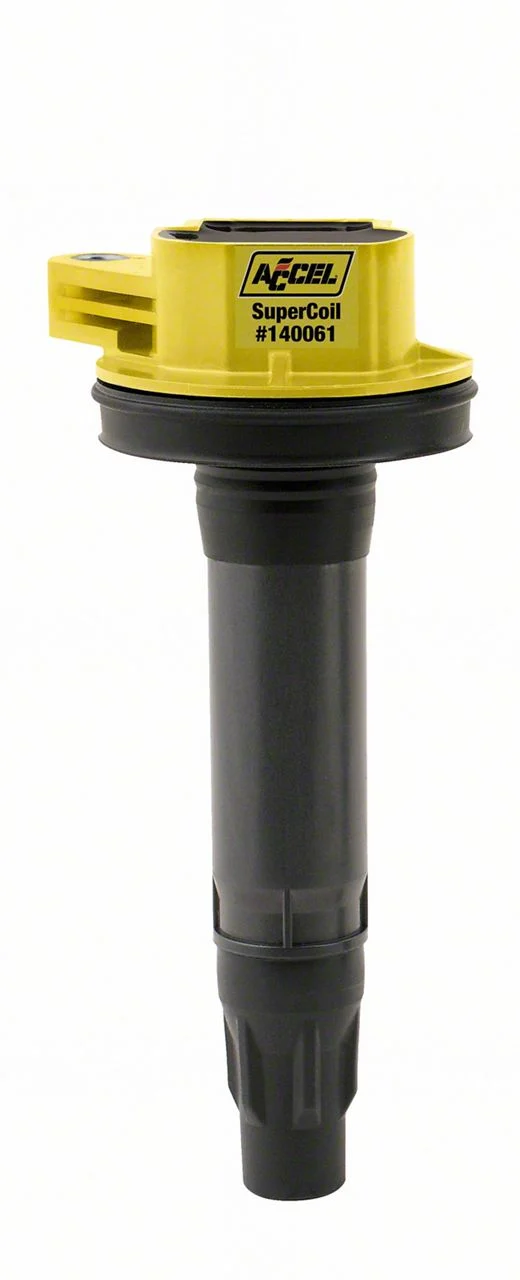 Accel SuperCoil Ignition Coil; Yellow (11-14 3.7L F-150)