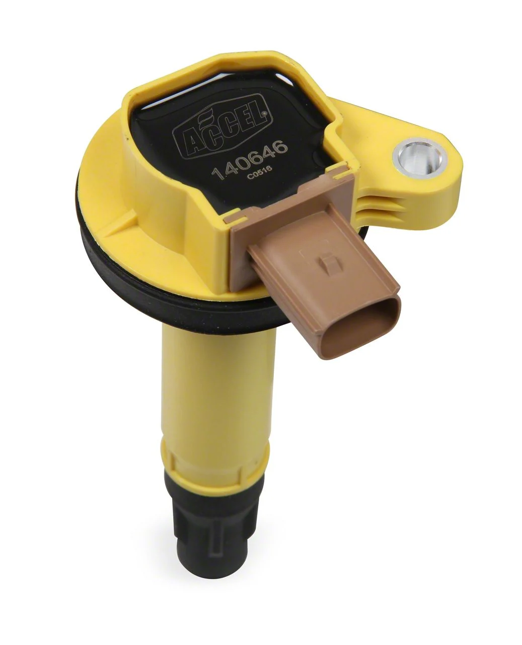 Accel SuperCoil Ignition Coil; Yellow; 3-Pin (11-16 3.5L EcoBoost F-150)