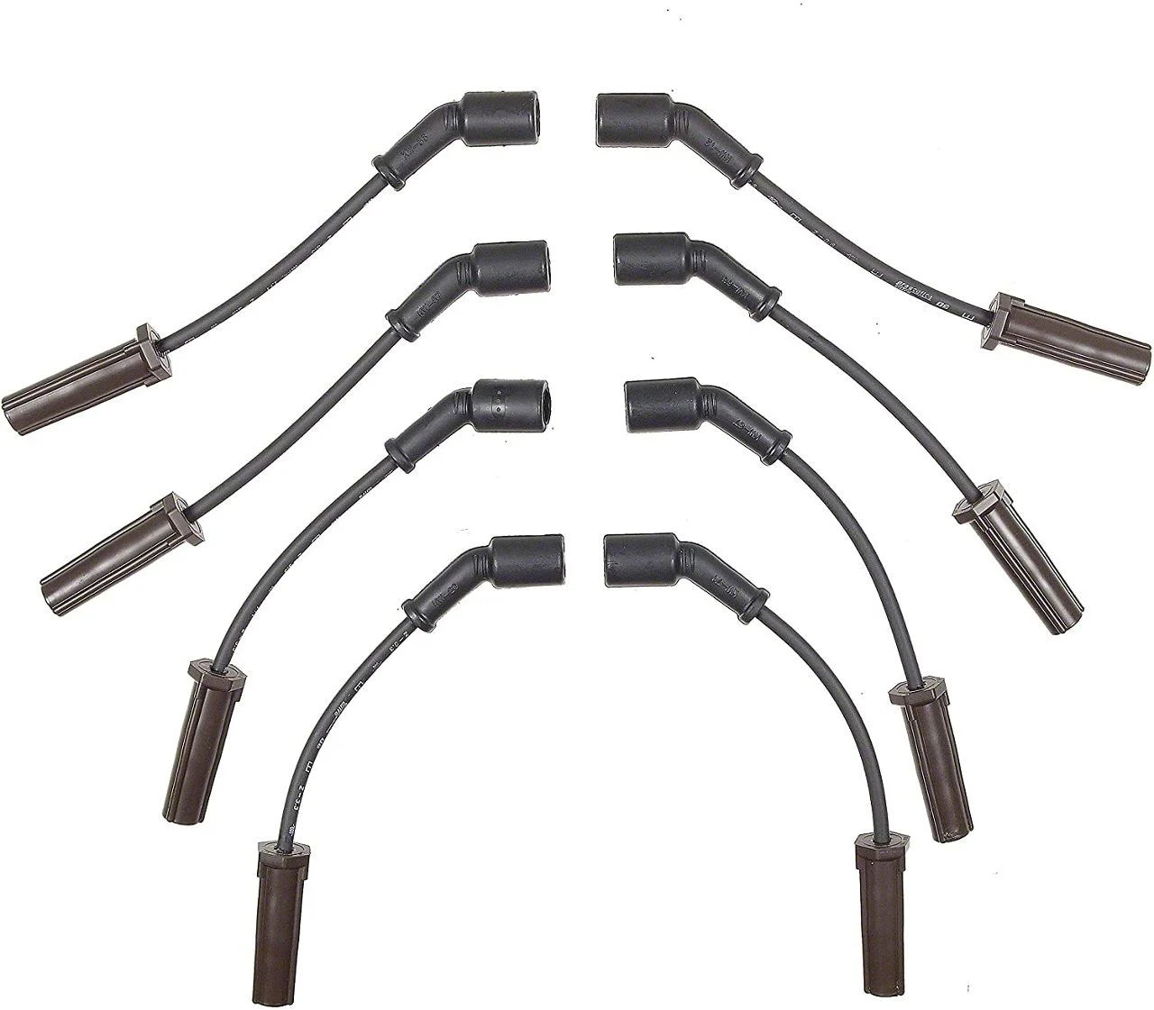 PROConnect Spark Plug Wire Set; Straight Boot; 8-Piece (07-12 6.0L Silverado 2500 HD)