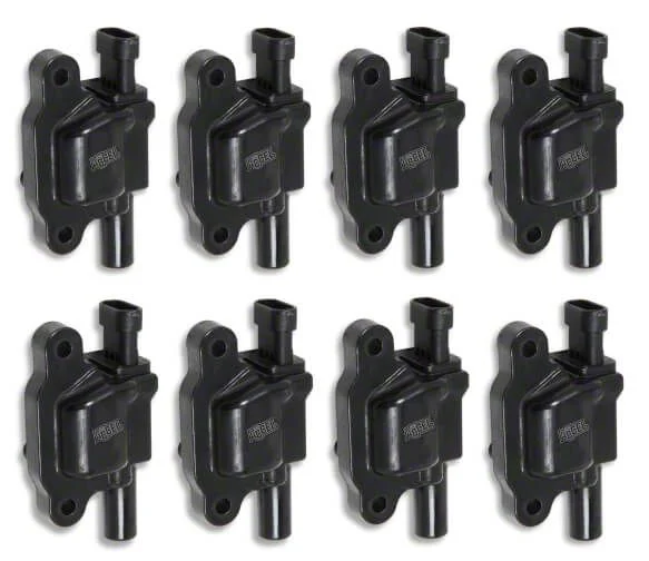 Accel SuperCoil Ignition Coils; Black; 8-Pack (07-13 Tahoe)