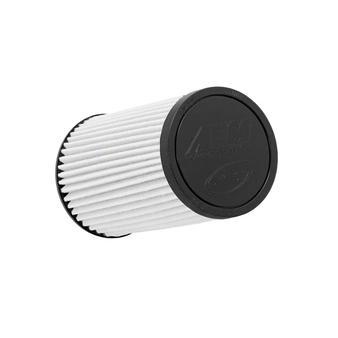 AEM Induction Brute Force DryFlow Air Filter; 3.50-Inch Inlet / 8.938-Inch Length (Universal; Some Adaptation May Be Required)