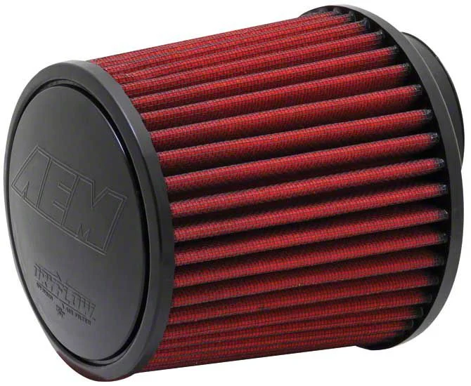 AEM Induction DryFlow Air Filter; 3-Inch Inlet / 5-Inch Length (Universal; Some Adaptation May Be Required)