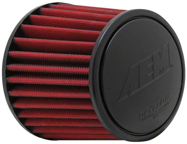 AEM Induction DryFlow Air Filter; 3.25-Inch Inlet / 5.25-Inch Length (Universal; Some Adaptation May Be Required)