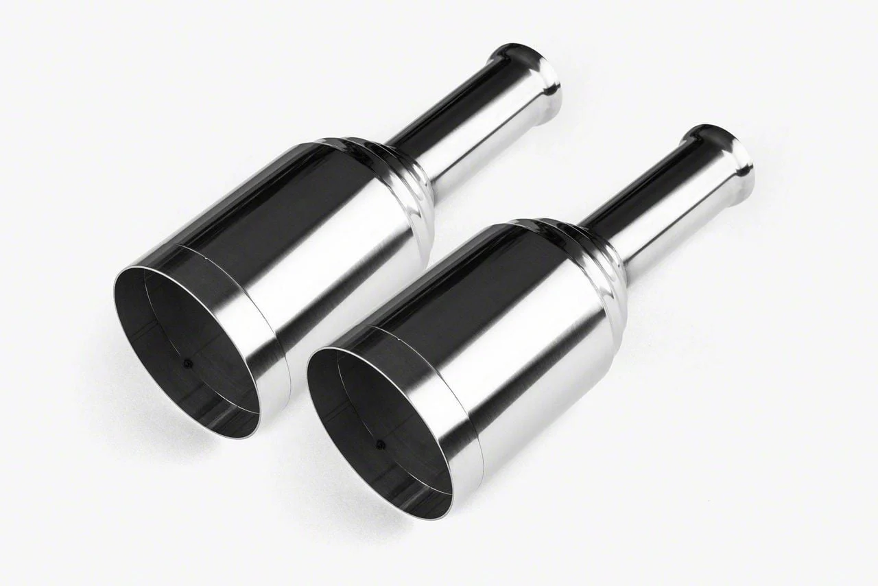 Aero Exhaust Direct-Fit Stainless Steel Exhaust Tips; Polished (09-18 5.7L RAM 1500 w/ Factory Dual Exhaust)