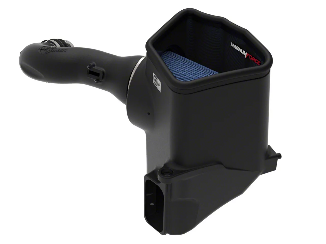 AFE Magnum FORCE Stage-2 Cold Air Intake with Pro 5R Oiled Filter; Black (19-26 6.2L Sierra 1500)