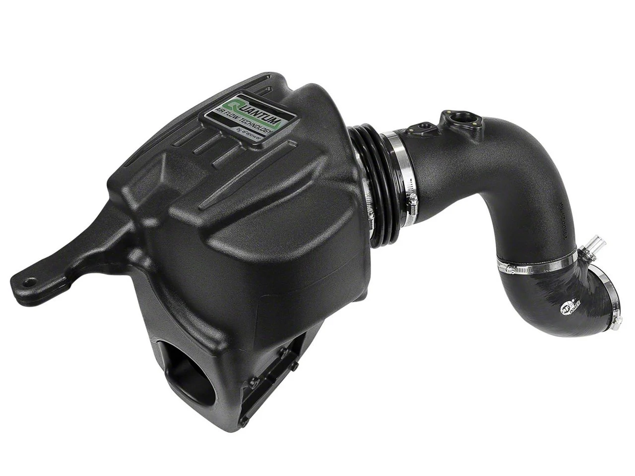 AFE Quantum Cold Air Intake with Pro DRY S Filter; Black (13-18 6.7L RAM 2500)