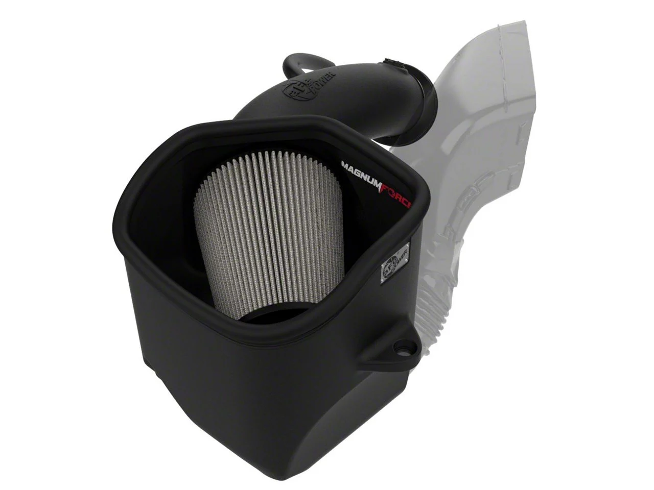 AFE Magnum FORCE Stage-2 Cold Air Intake with Pro DRY S Filter; Black (19-26 6.4L RAM 3500)