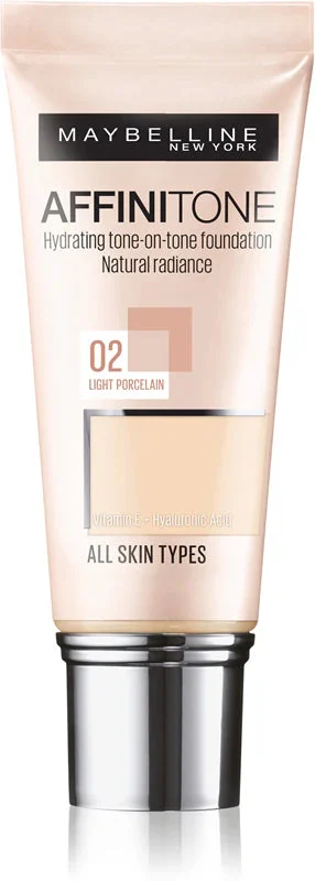 Maybelline Affinitone 02 Porcellana Chiara 30 ml