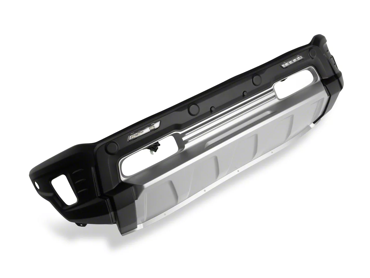 Air Design Front Bumper Guard with DRL; Satin Black (13-18 RAM 1500 Big Horn, Laramie, Tradesman)