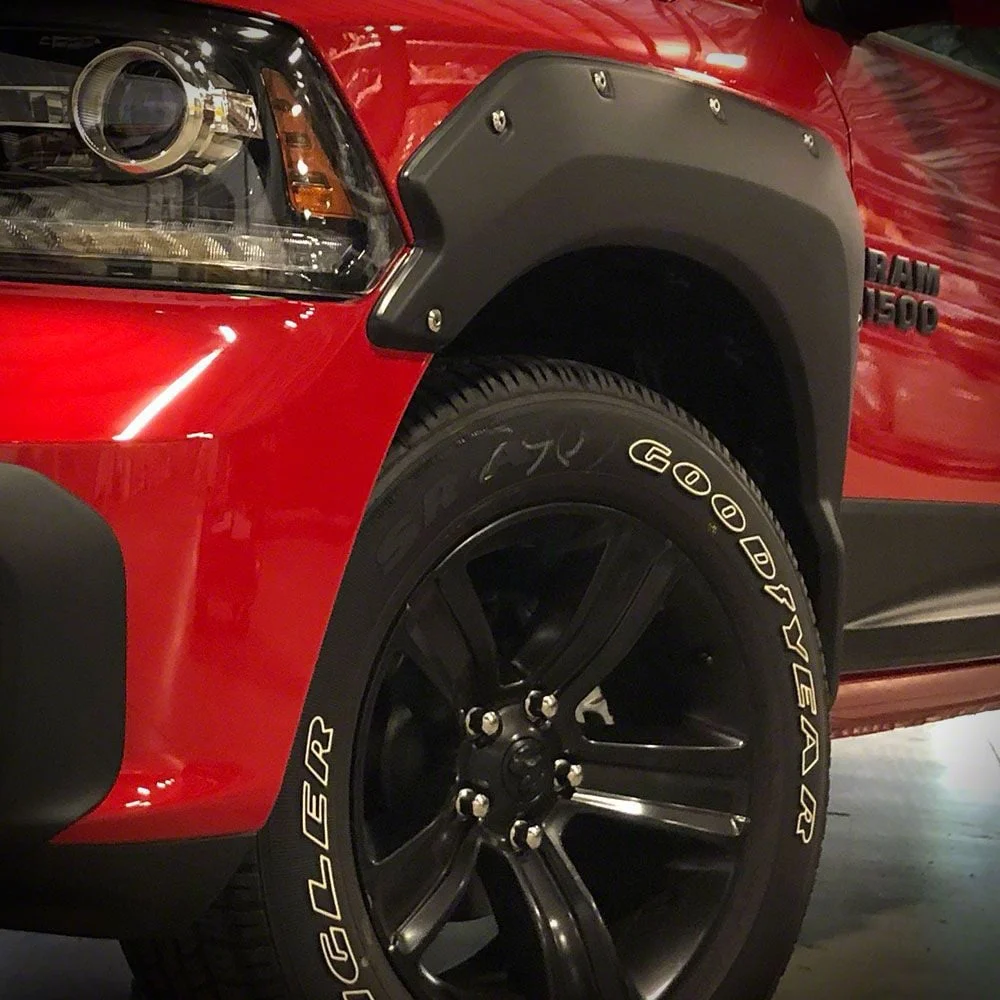 Air Design Super Bolt Fender Flares; Satin Black (13-18 RAM 1500, Excluding Rebel)