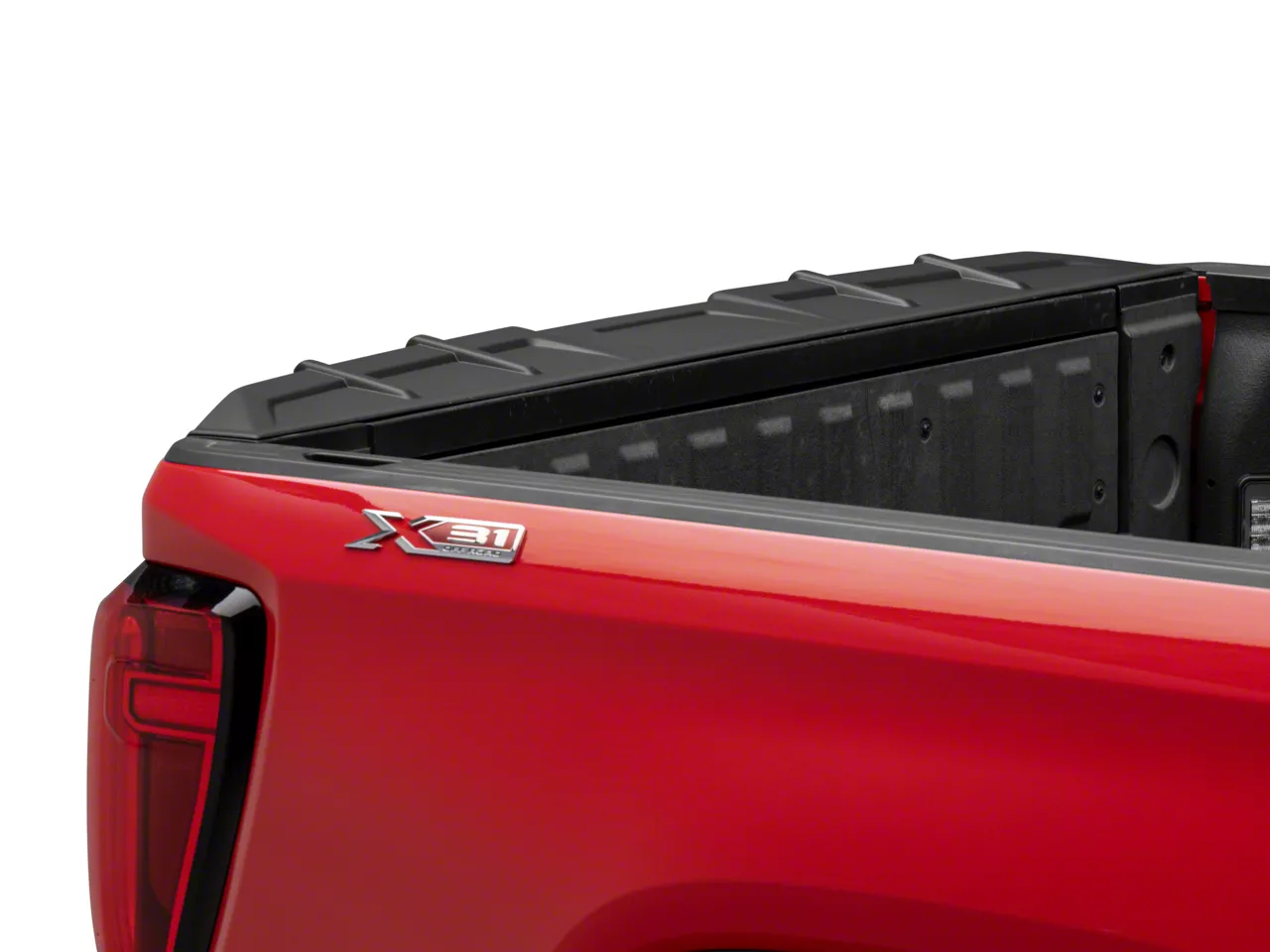 Air Design Tailgate Spoiler; Satin Black (19-26 Sierra 1500 w/o MultiPro Tailgate)
