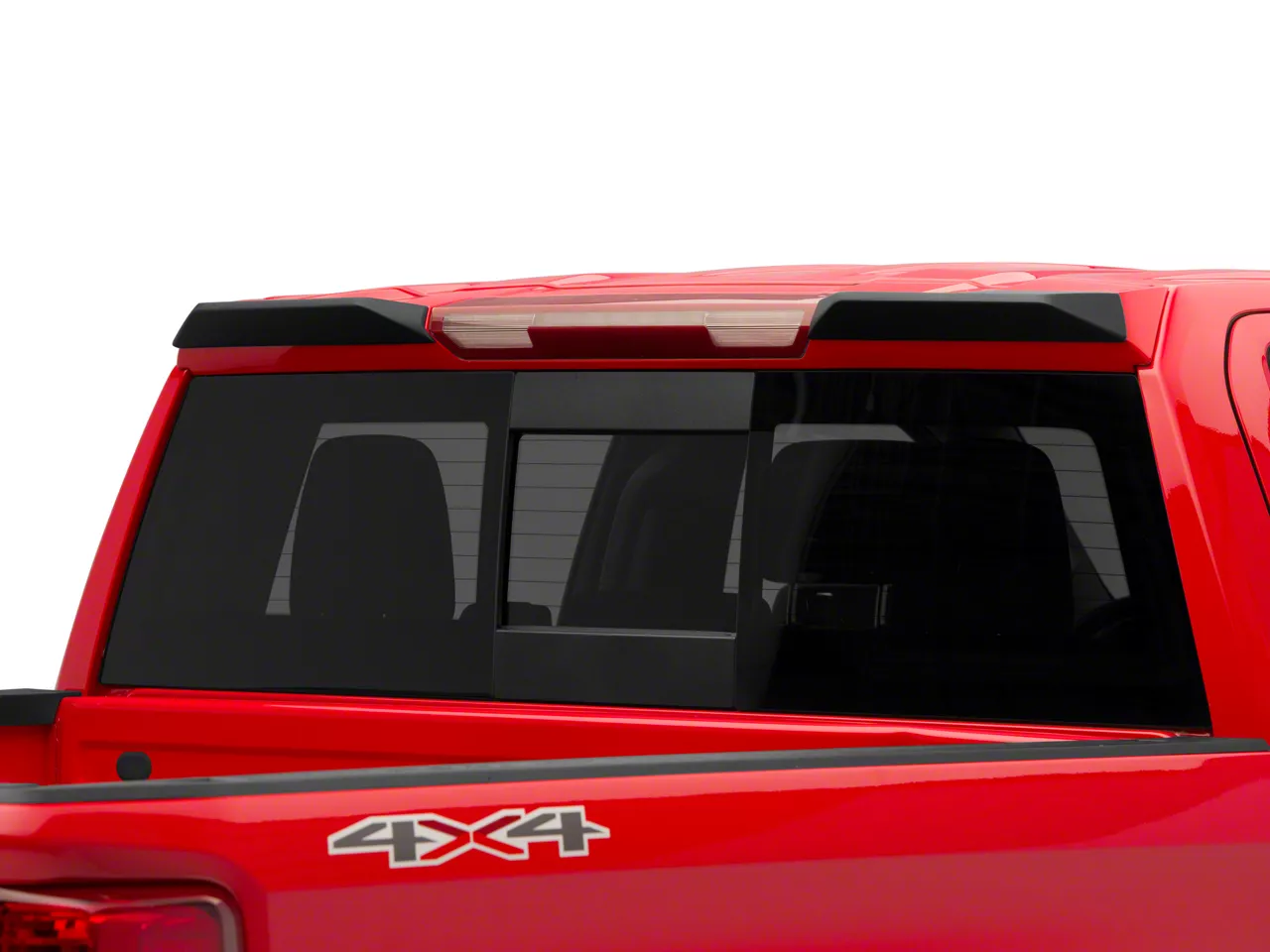Air Design Cab Winglet; Satin Black (19-26 Silverado 1500)