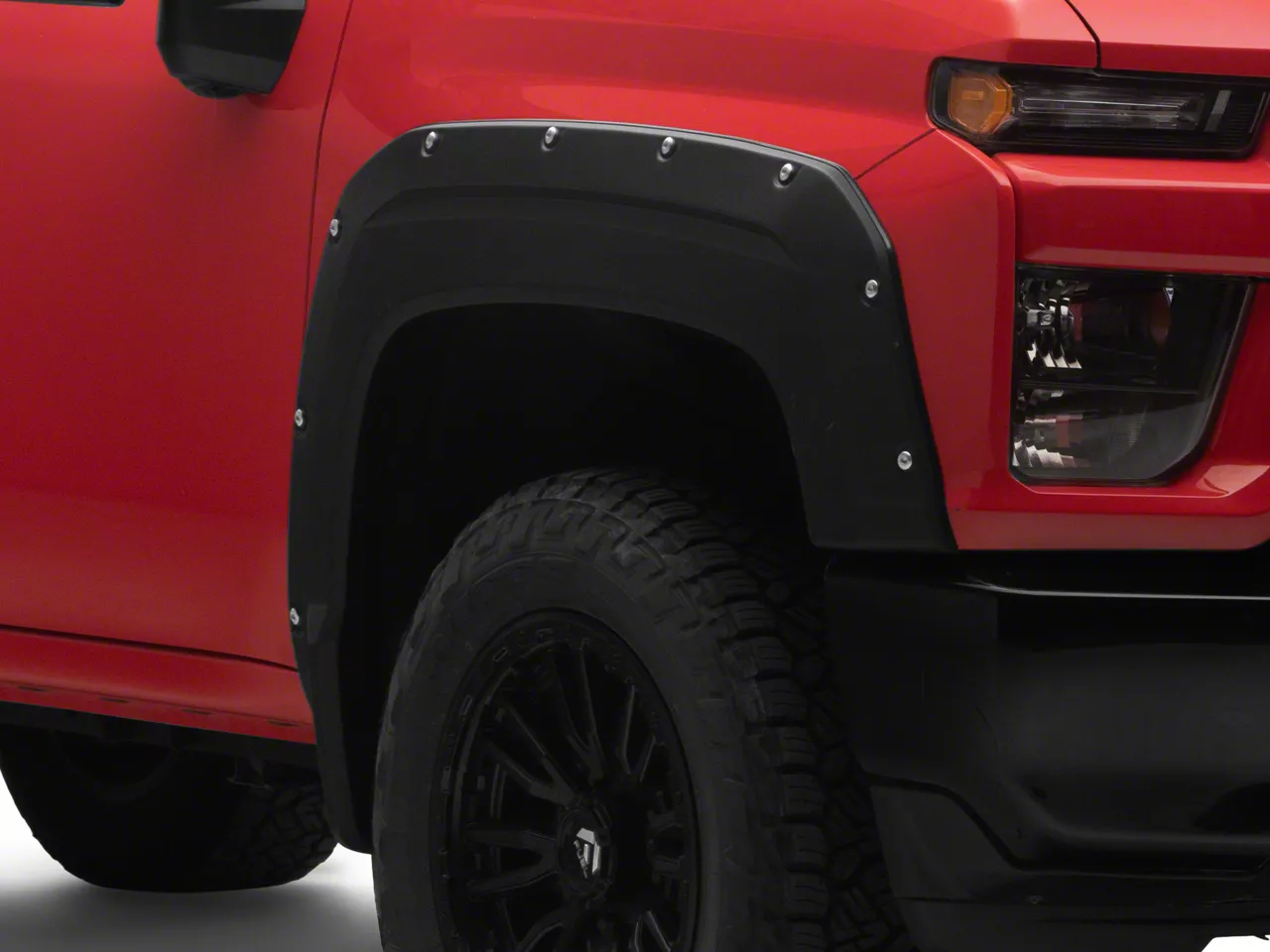 Air Design Super Bolt Fender Flares; Satin Black (20-26 Silverado 2500 HD)