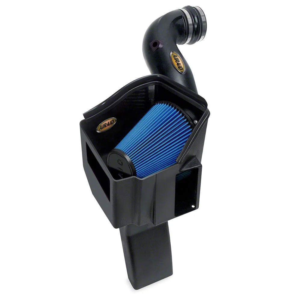 Airaid MXP Series Cold Air Intake with Blue SynthaMax Dry Filter (13-16 6.6L Duramax Sierra 2500 HD)