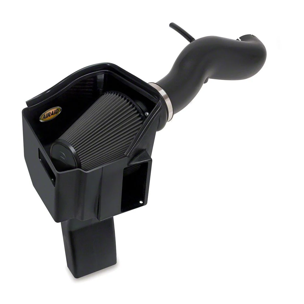 Airaid MXP Series Cold Air Intake with Black SynthaMax Dry Filter (09-10 6.0L Silverado 2500 HD w/ Mechanical Cooling Fan)