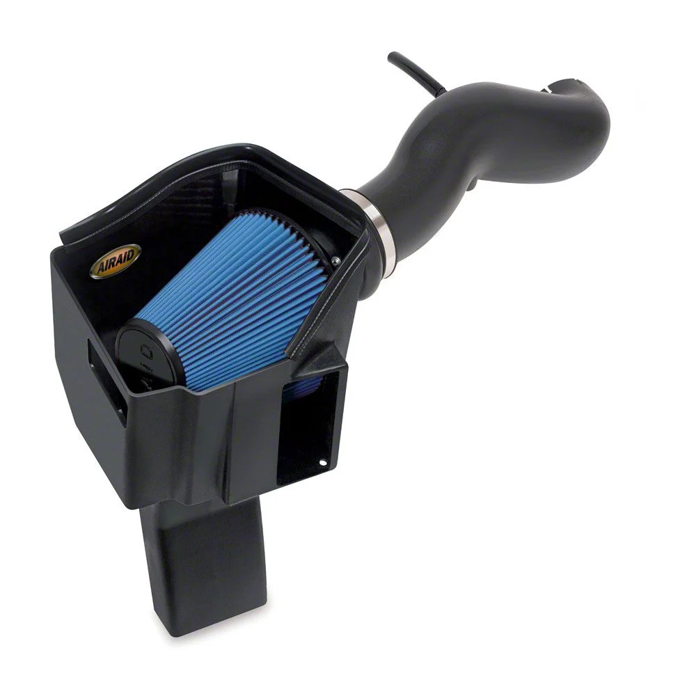 Airaid MXP Series Cold Air Intake with Blue SynthaMax Dry Filter (07-08 6.0L Silverado 2500 HD w/ Mechanical Cooling Fan)