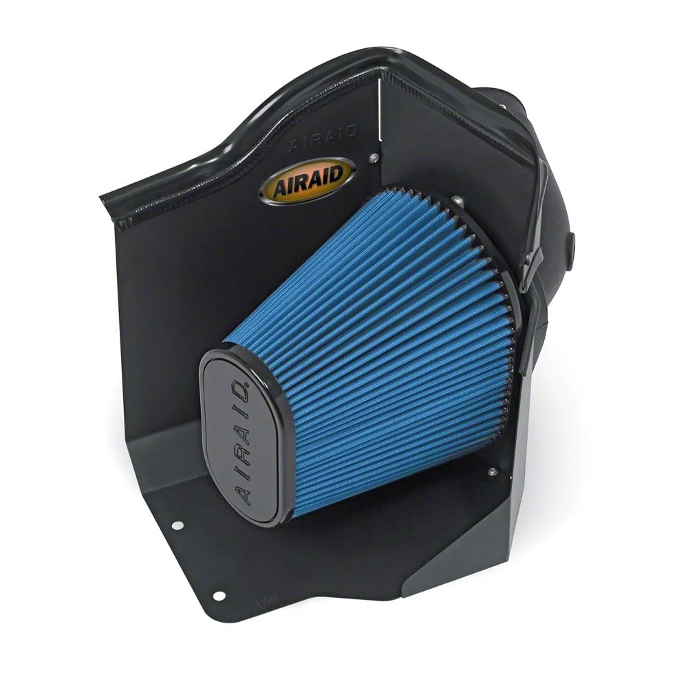 Airaid Performance Cold Air Intake with Blue SynthaMax Dry Filter (07-10 6.6L Duramax Silverado 2500 HD)