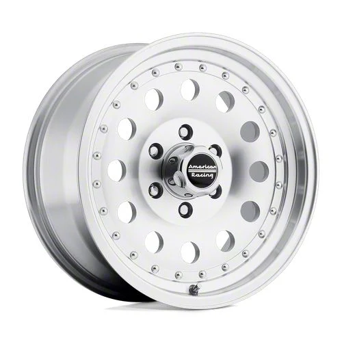 American Racing AR62 Outlaw II Machined 6-Lug Wheel; 17x8; 0mm Offset (15-20 Yukon)
